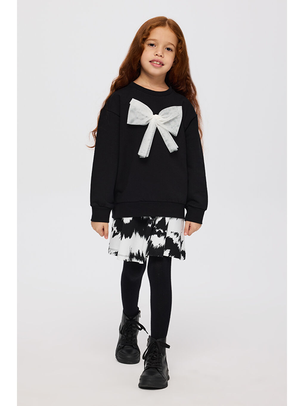 Kız Çocuk Sweatshirt Siyah