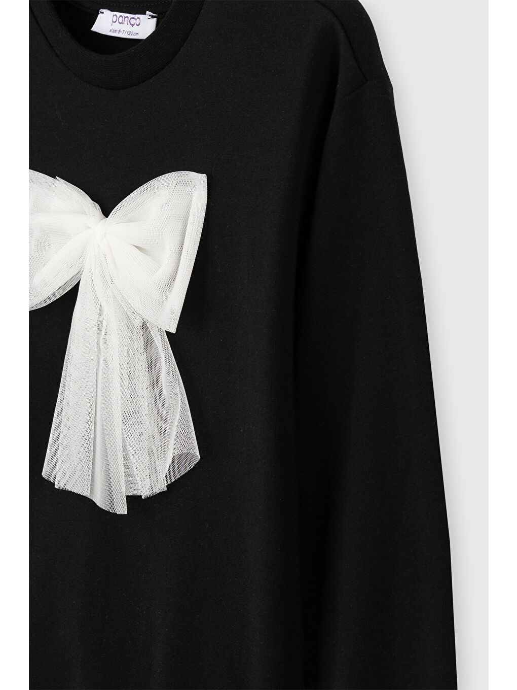 Kız Çocuk Sweatshirt Siyah-4