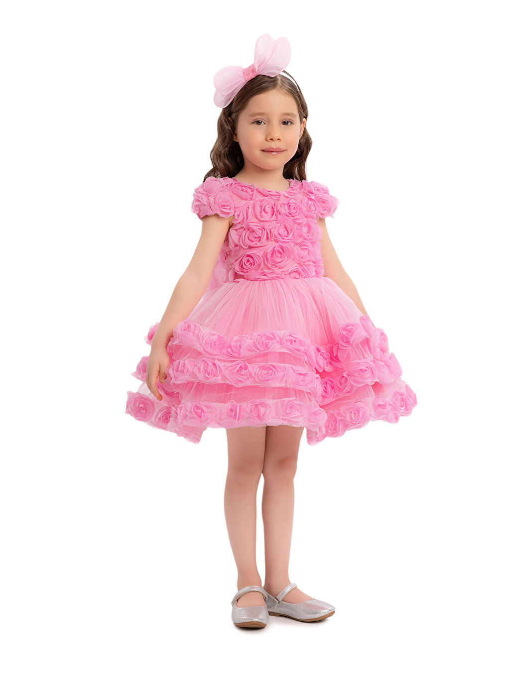 Kız Bebek Elbise Pembe-1