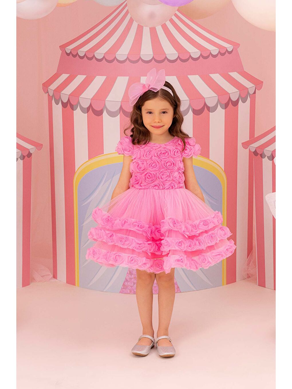 Kız Bebek Elbise Pembe-3