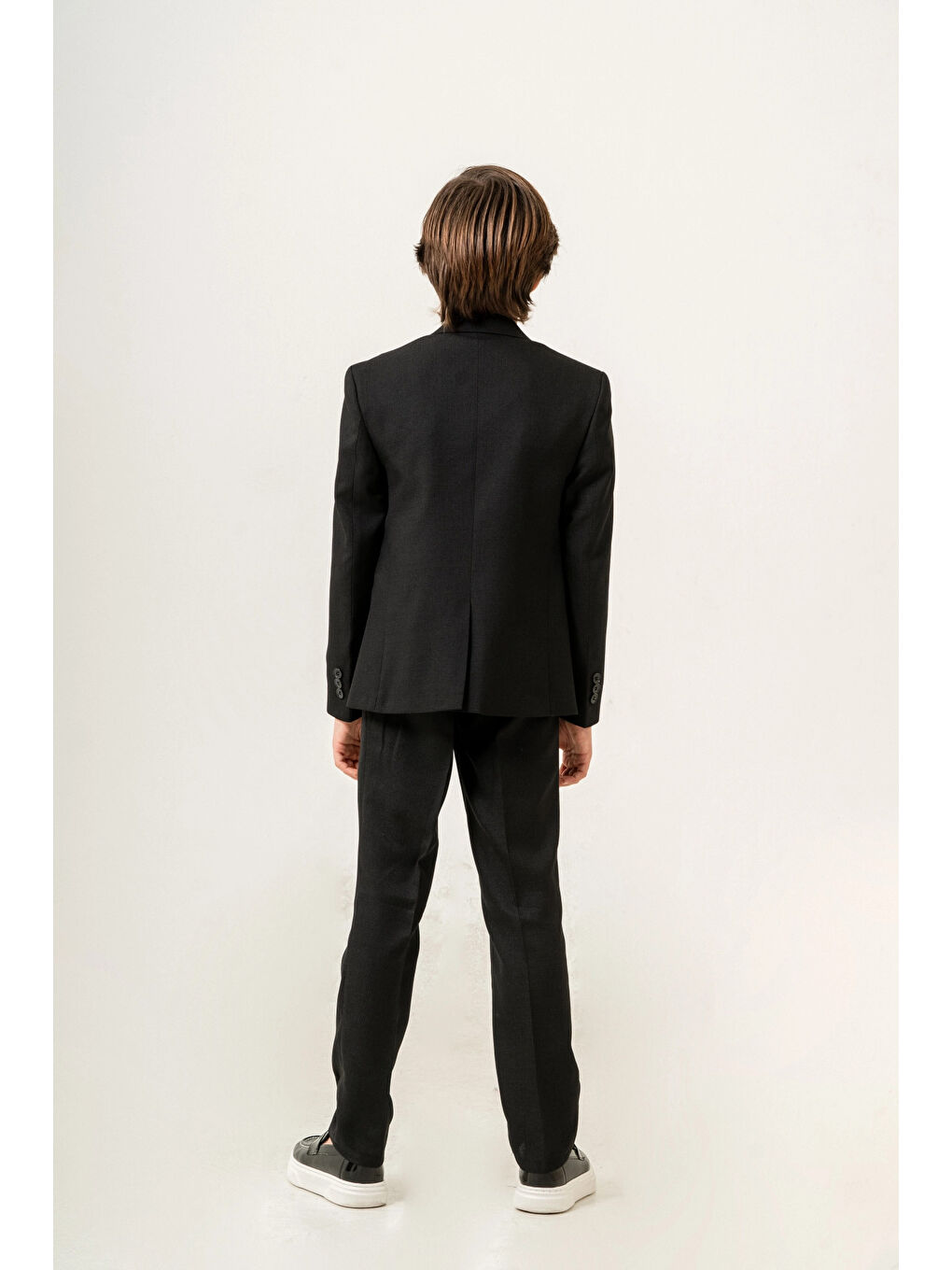 Siyah Tişörtlü Ceketli Takım Elbise 4030-4