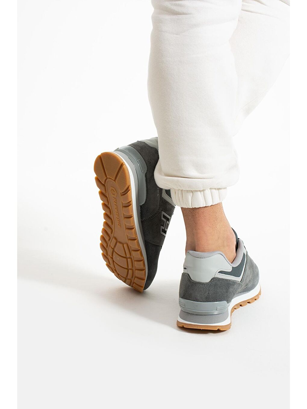 Chile Hakiki Deri Koyu Gri Erkek Spor Ayakkabı-3