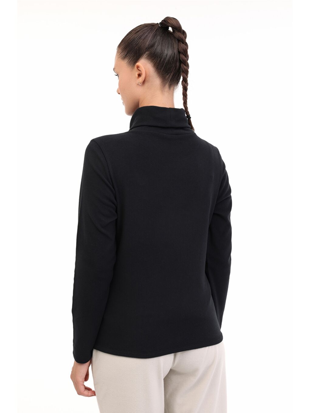 WB 7BEYZ  POLAR 5PR Siyah Kadın Polar-1