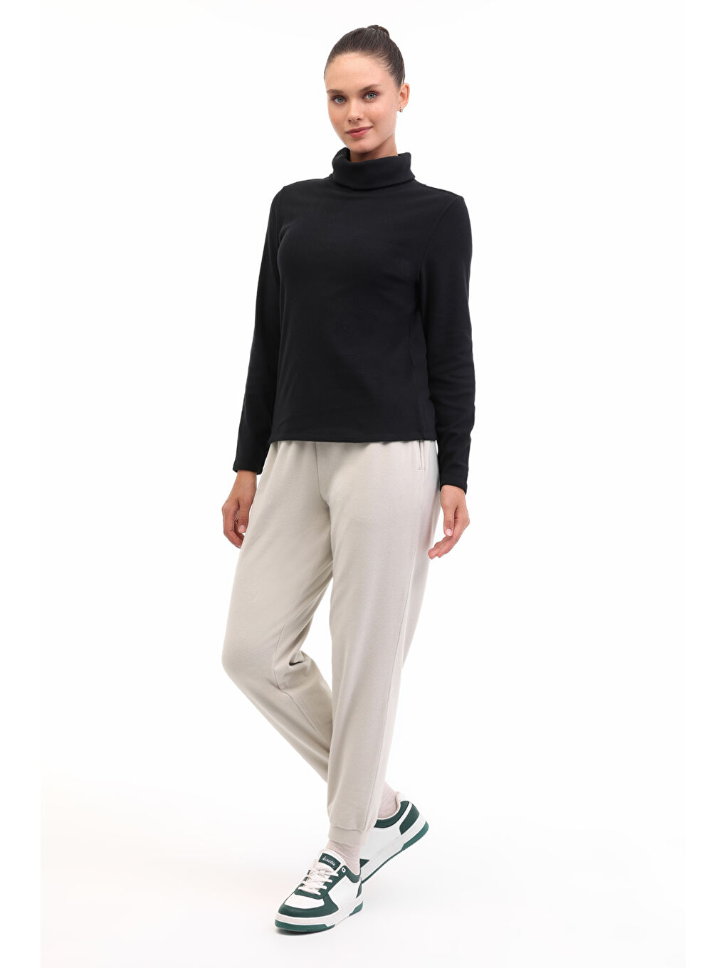 WB 7BEYZ  POLAR 5PR Siyah Kadın Polar-2