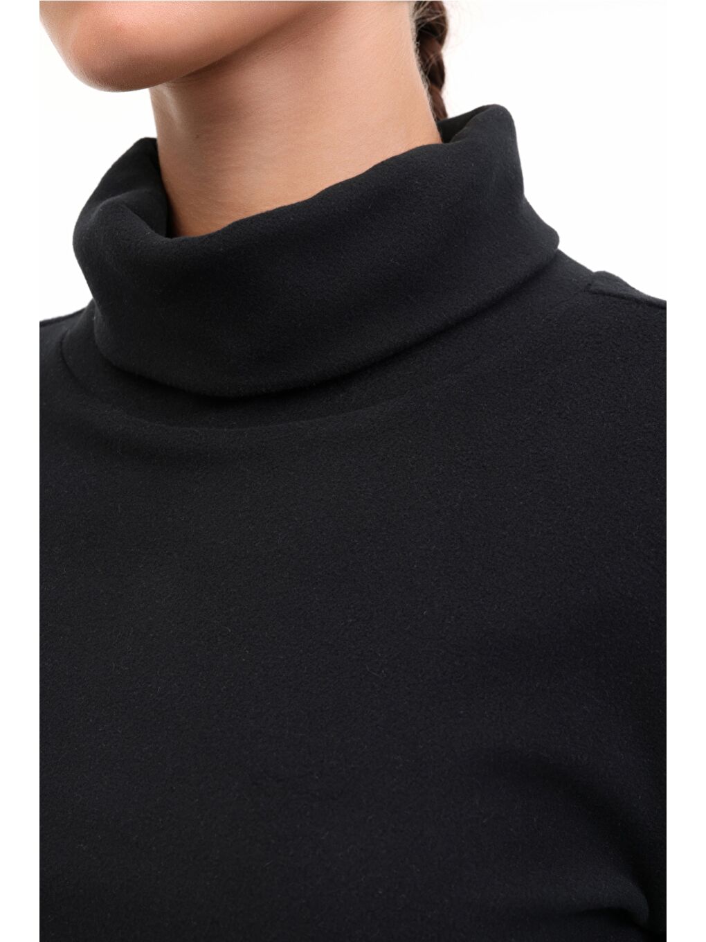 WB 7BEYZ  POLAR 5PR Siyah Kadın Polar-3