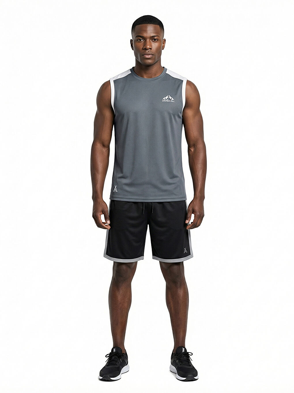 Antrasit Activewear Erkek Sport Atlet-1