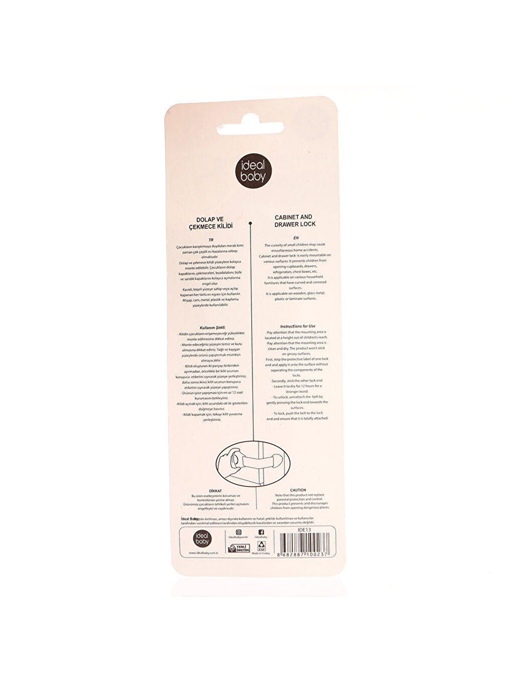 Dolap Çekmece Kilidi-2