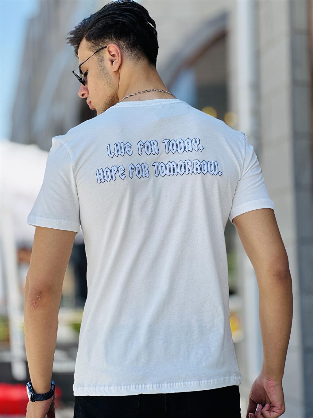 Dreamer Nakış Detaylı Kısa Kollu Tişört Regular Fit-Ekru-2