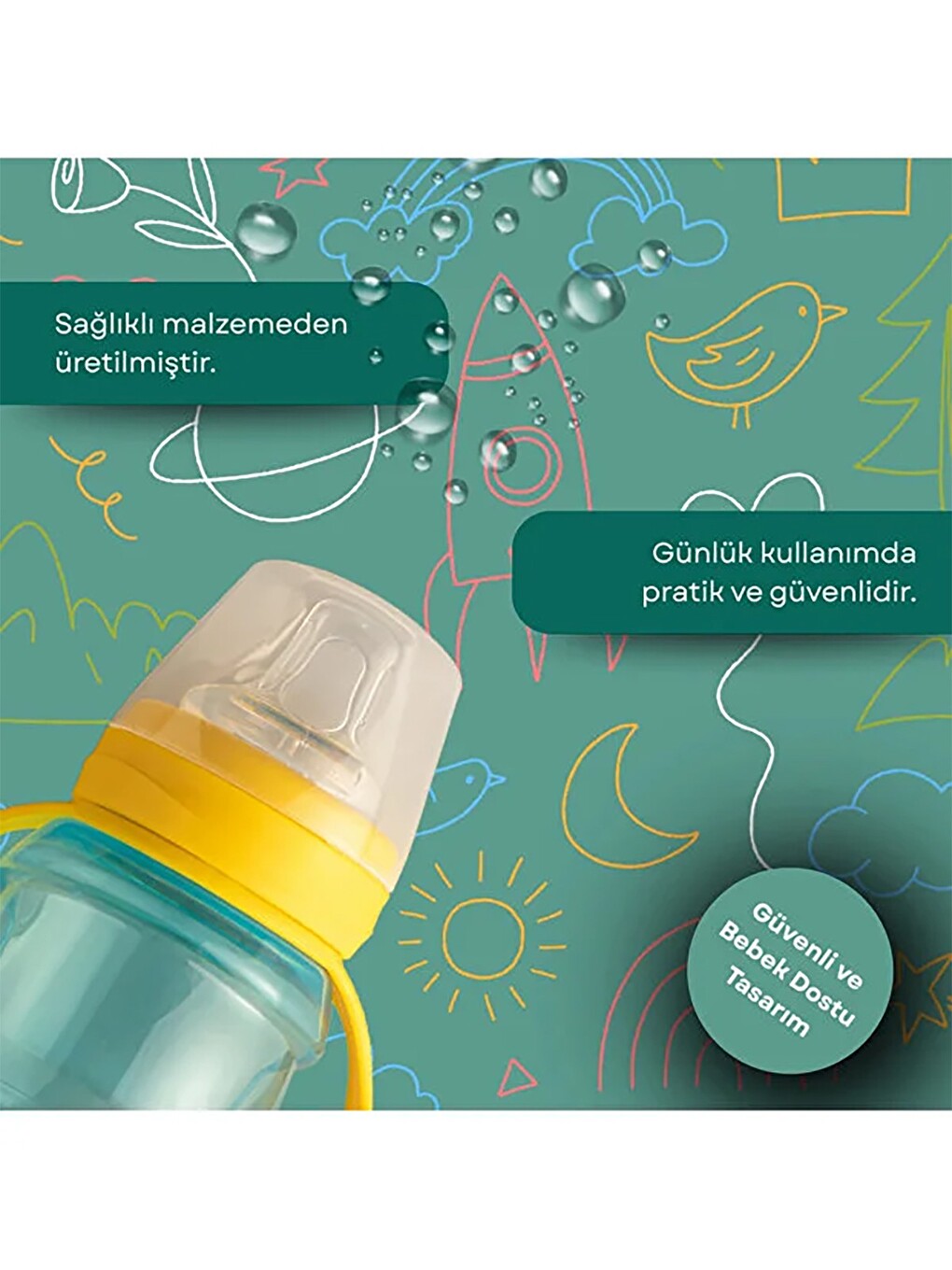 Alıştırma Bardağı 200 Ml - Sarı-3