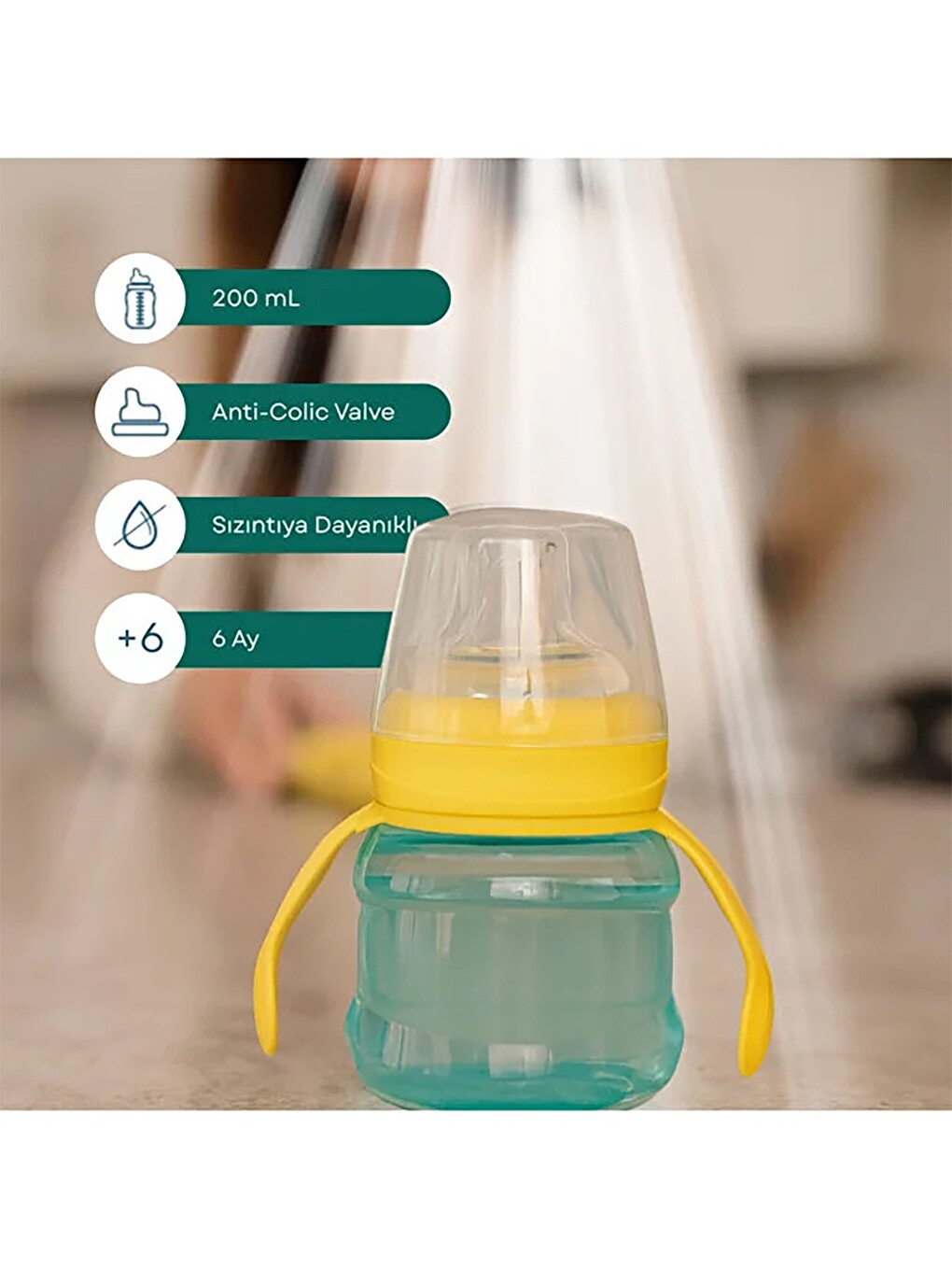 Alıştırma Bardağı 200 Ml - Sarı-4