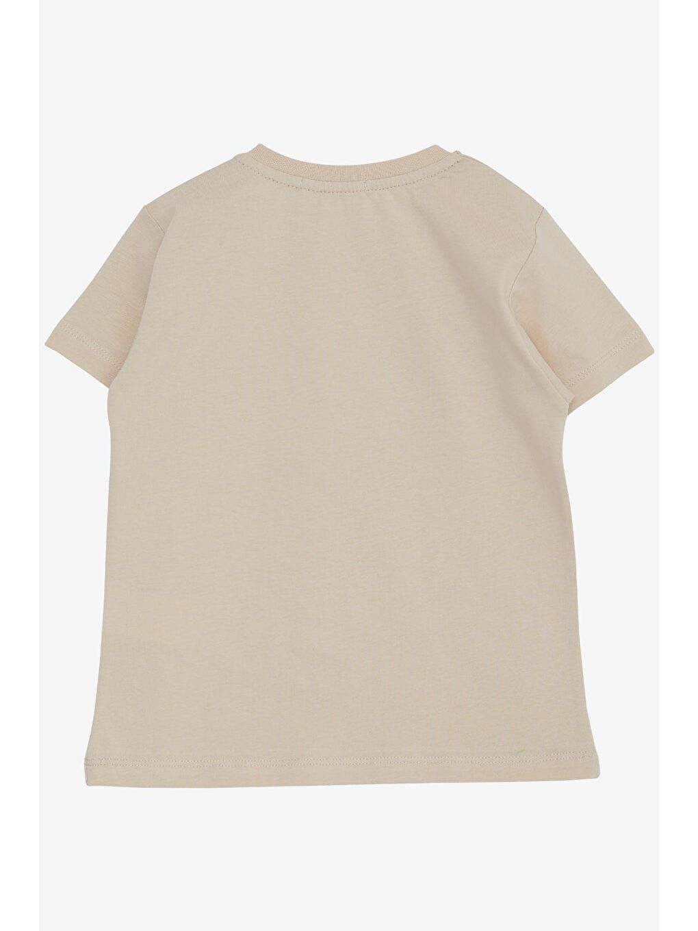 Erkek Çocuk Tişört Orman Temalı Komik Dinozorlar Baskılı Bej (2-6 Yaş)-1