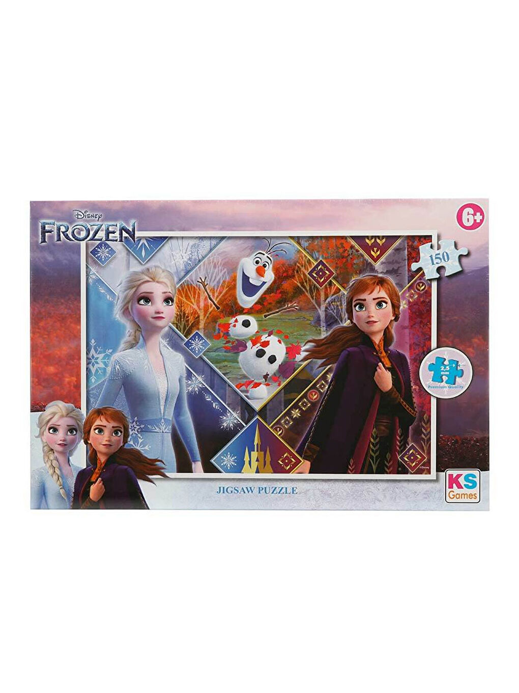 KS GAMES Puzzle 15 Parça Frozen FRZ715