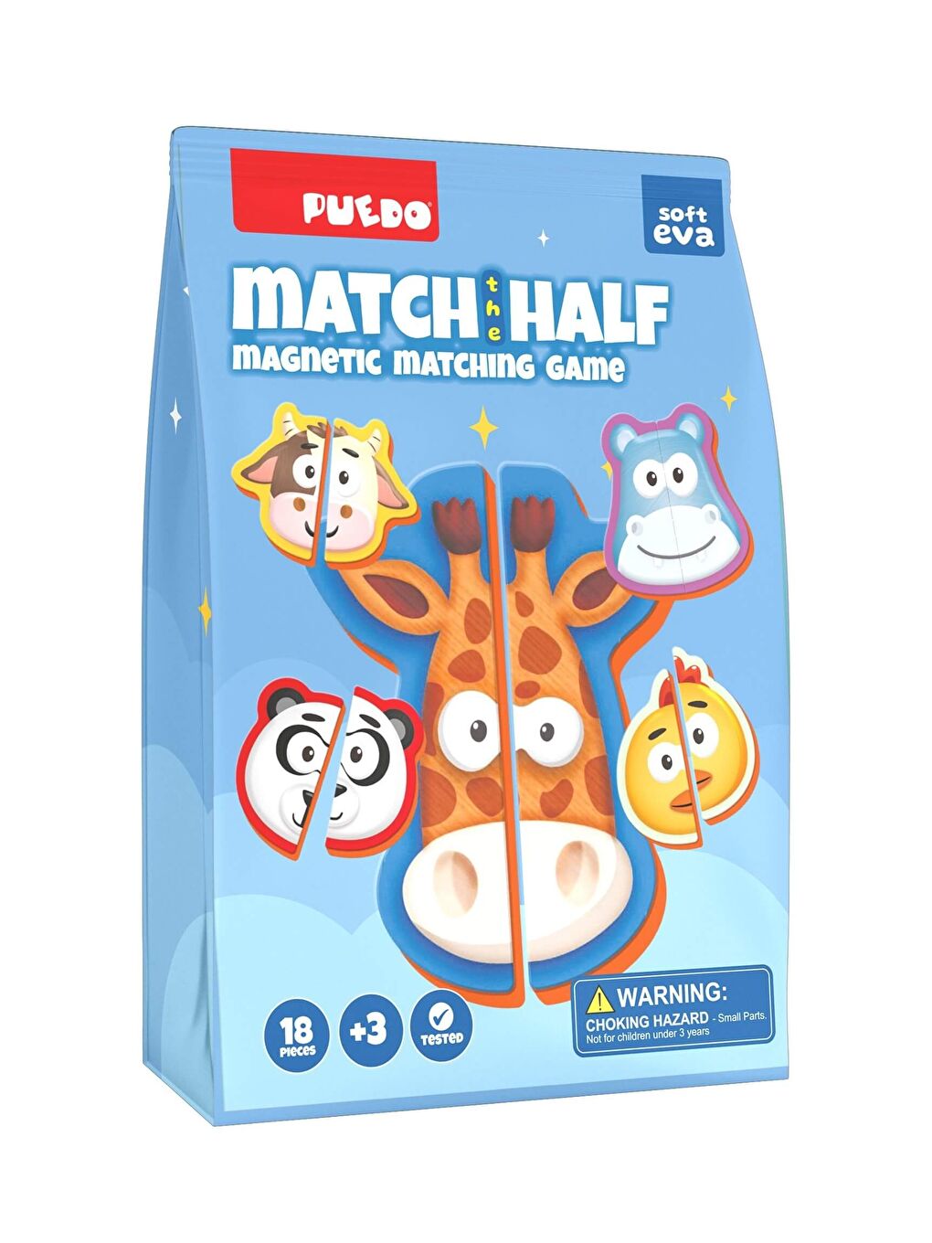 Puedo Manyetik Eşleştirme Oyunu - Match The Half