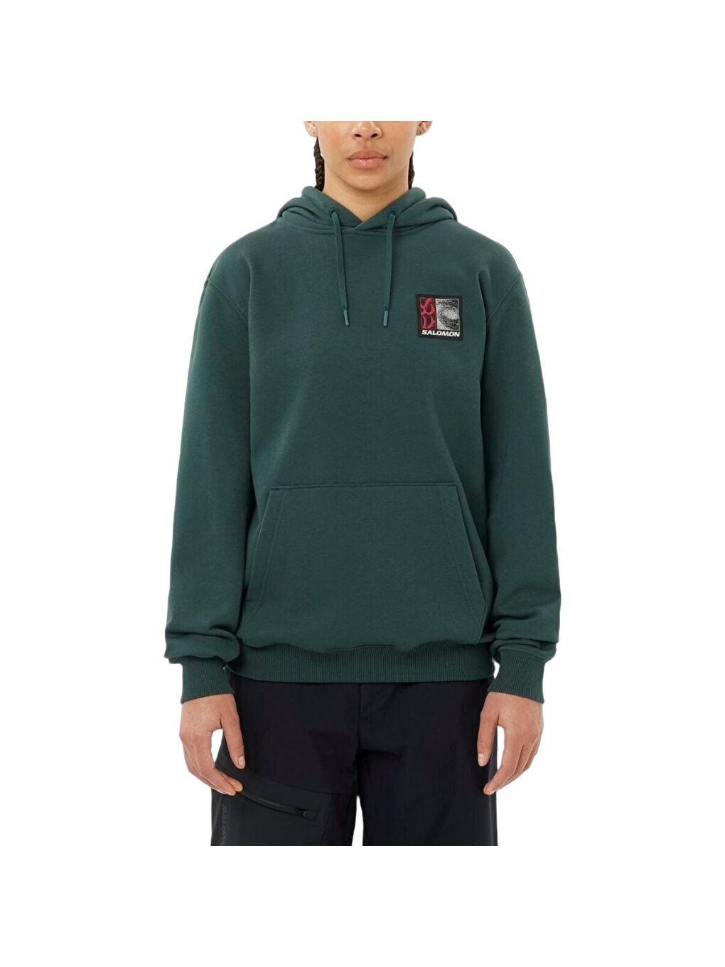 Freestyle Unisex Yeşil Kapüşonlu Sweatshirt-1