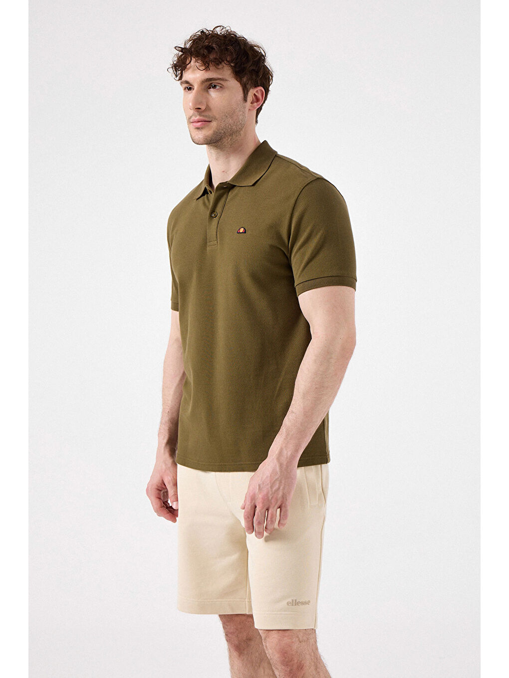 Haki % 100 Pamuk Regular Fit Düğmeli Polo Yaka Tişört 6SM5044-KH-1