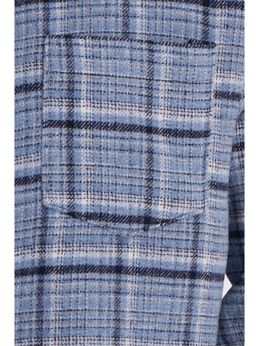 Mavi Erkek Regular Fit Rahat Kesim Kışlık Kareli Oduncu Gömlek-5