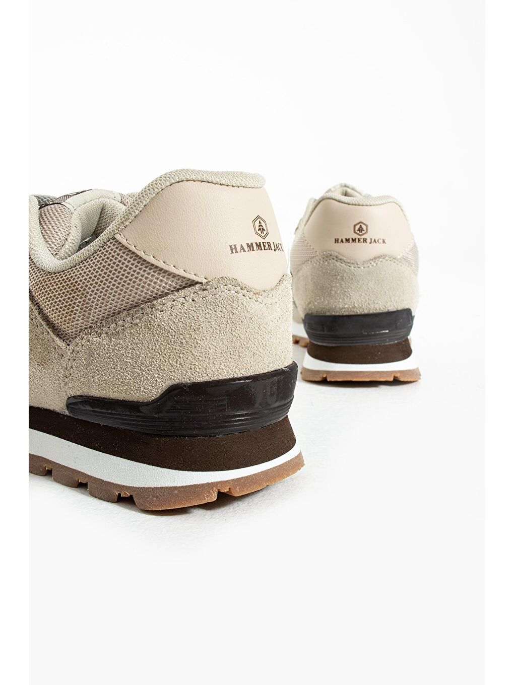 Peru Hakiki Deri Bej Erkek Spor Ayakkabı-1