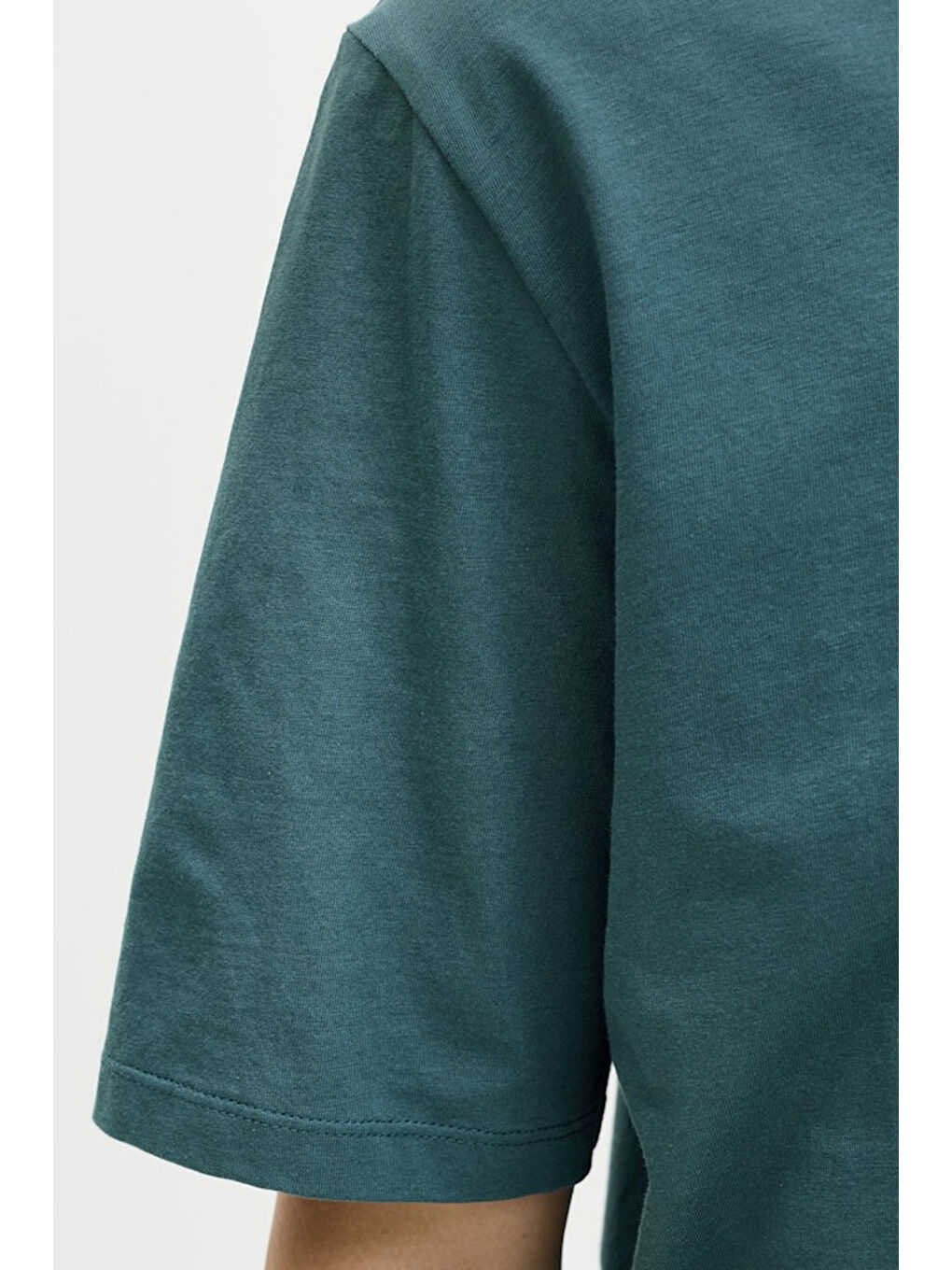 Yeşil Plus Jjgrayson Pamuklu Regular Fit Baskılı Bisiklet Yaka T Shirt 12294514-3