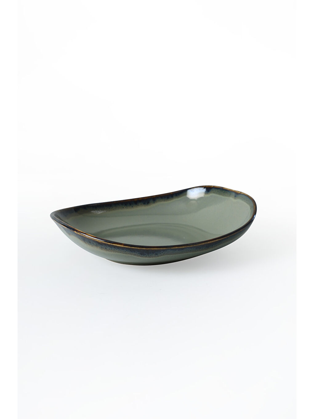 Karışık Reaktif Yeşil İsabella Yemek Tabağı 22 Cm 6 Adet-4