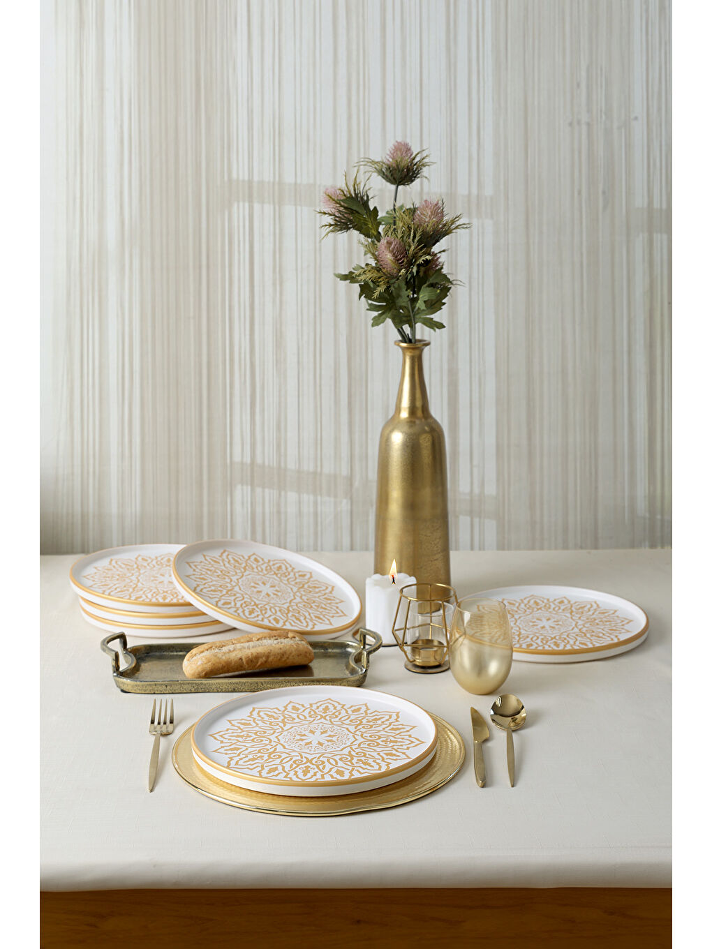 Karışık Topkapı Stackable Servis Tabağı 27 Cm 6 Adet-1