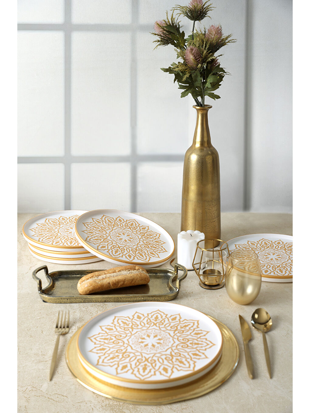 Karışık Topkapı Stackable Servis Tabağı 27 Cm 6 Adet-2