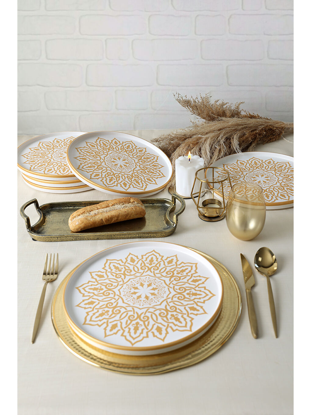 Karışık Topkapı Stackable Servis Tabağı 27 Cm 6 Adet-4