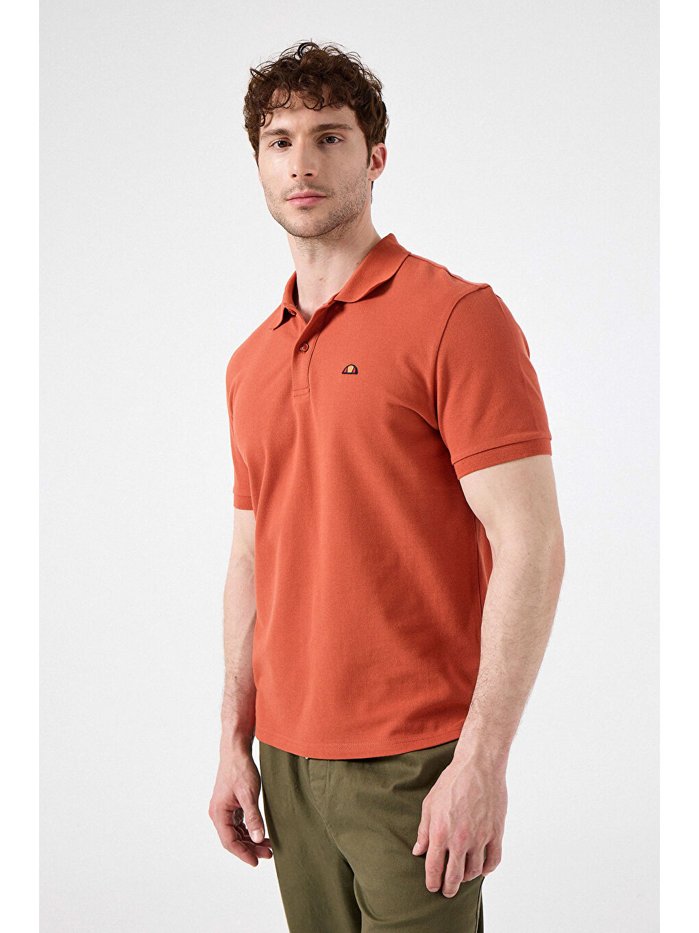 Bordo % 100 Pamuk Regular Fit Düğmeli Polo Yaka T Shirt 6SM5044-BR-1