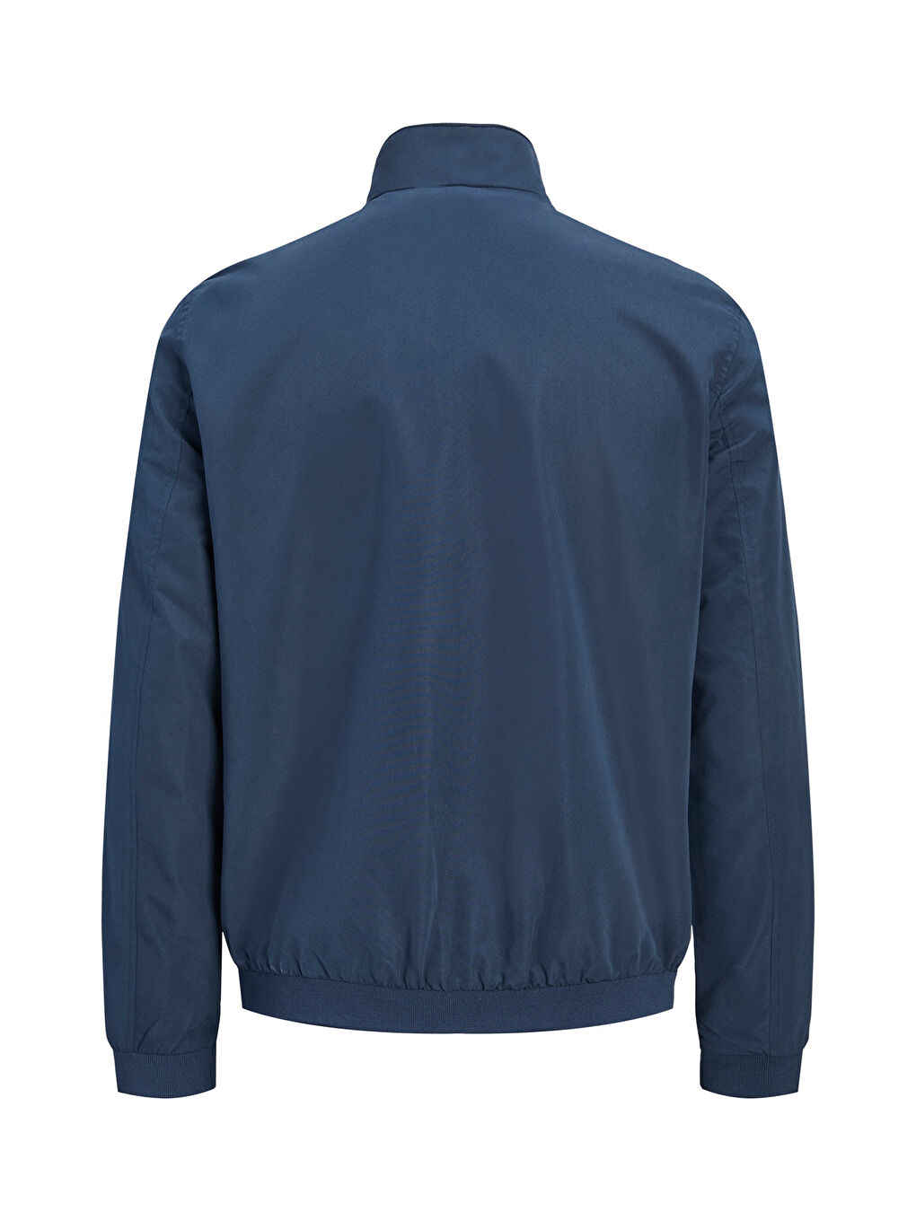 Lacivert Plus Jjerush Büyük Beden Su Geçirmez Regular Fit Dik Yaka Mont 12231718-4