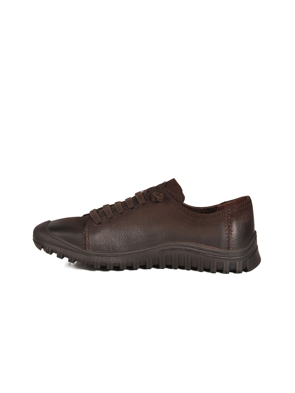 Kahverengi Kahve Nubuk Hakiki Deri Kadın Casual Ayakkabı 2413532K Z-1