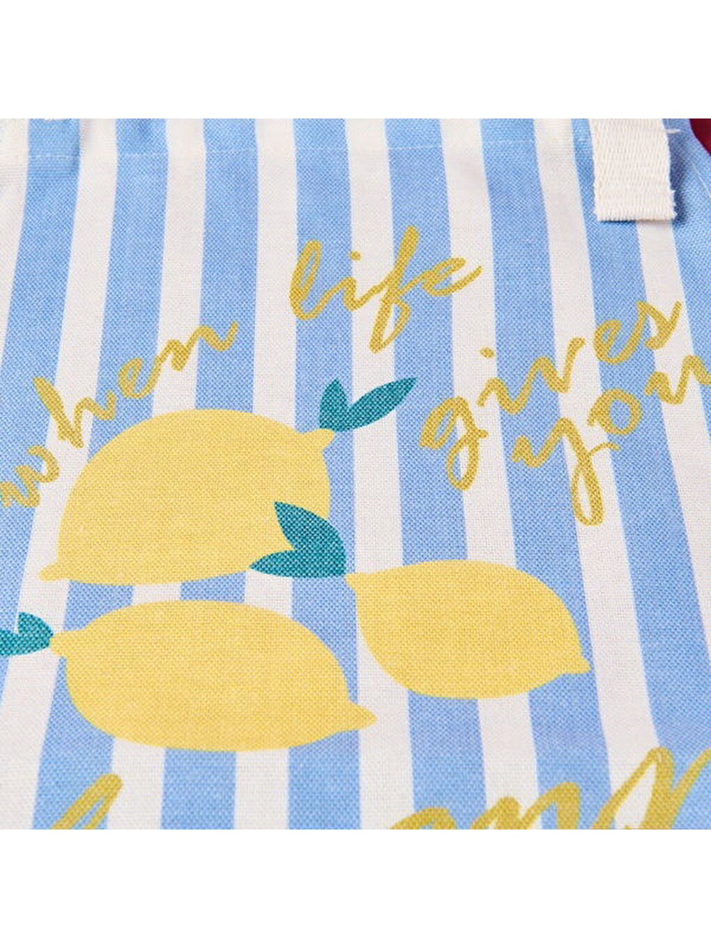 Soft Lime Cello Thea Mutfak Önlüğü - Mavi / Ekru - 54x78 cm-2