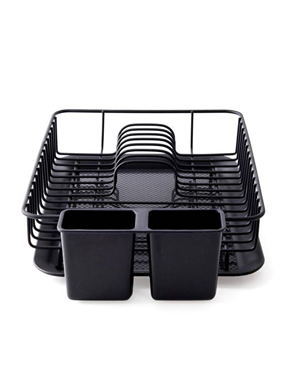 Tezgah Üstü Bulaşıklık - Siyah - 42x27,5x9,5 cm-3