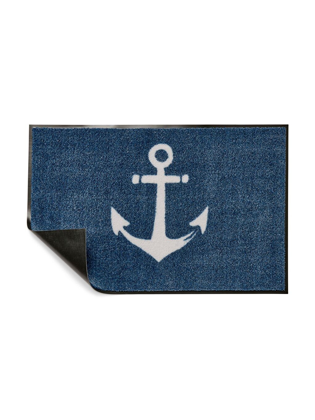 Lacivert Kumaş Paspas-2