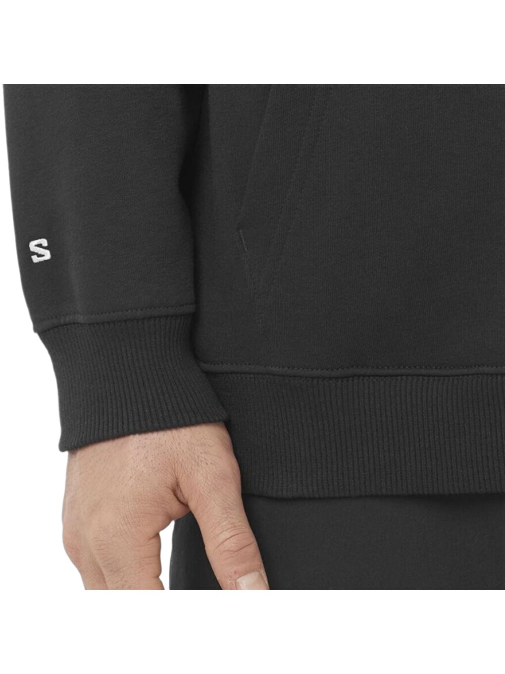 Freestyle Unisex Siyah Kapüşonlu Sweatshirt-2