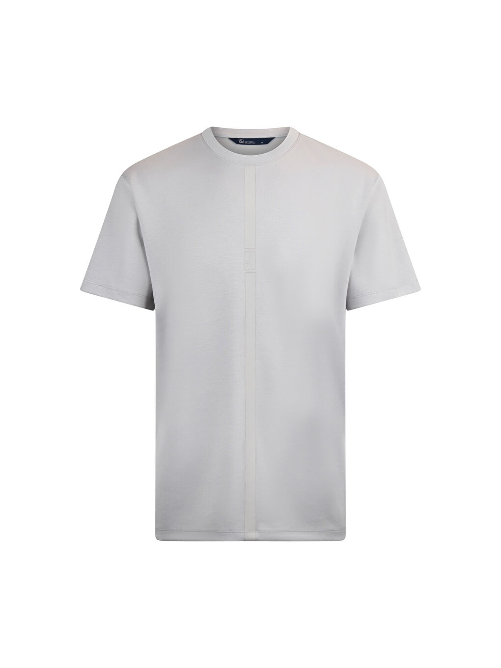 Gri Regular Fit Bisiklet Yaka Pamuklu Basic Tişört