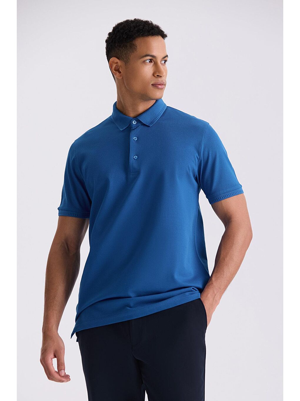 Mavi Saks Slim Fit %100 Pamuk Merserize Polo Yaka T-Shirt