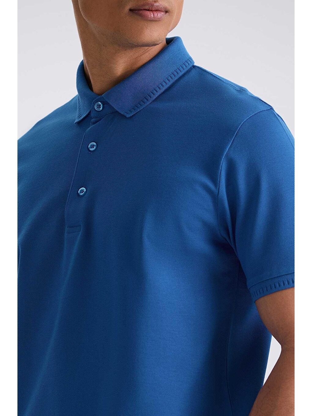 Mavi Saks Slim Fit %100 Pamuk Merserize Polo Yaka T-Shirt-2