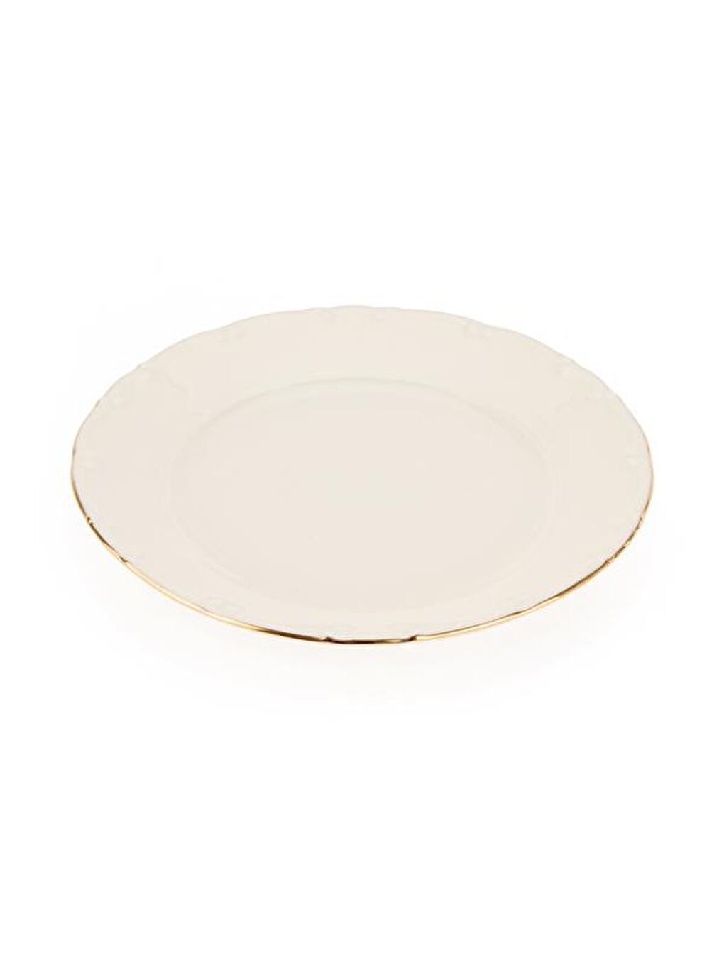 Ekru Liana File Pasta Tabağı - Krem - 20 cm-1