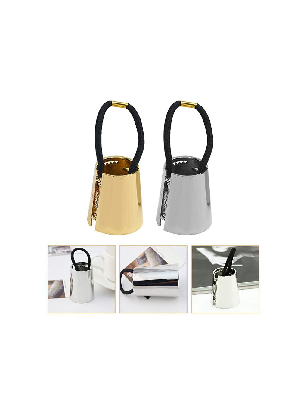 Karışık Ponytail At Kuyruğu Tokası 2'li Paket-1