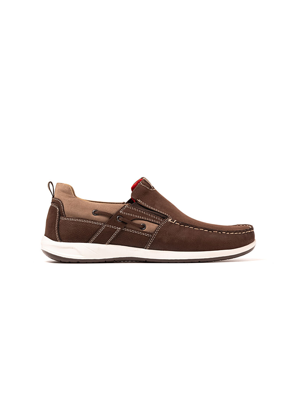 Kahverengi Erkek Sneaker OG-432 Kahve Nubuk