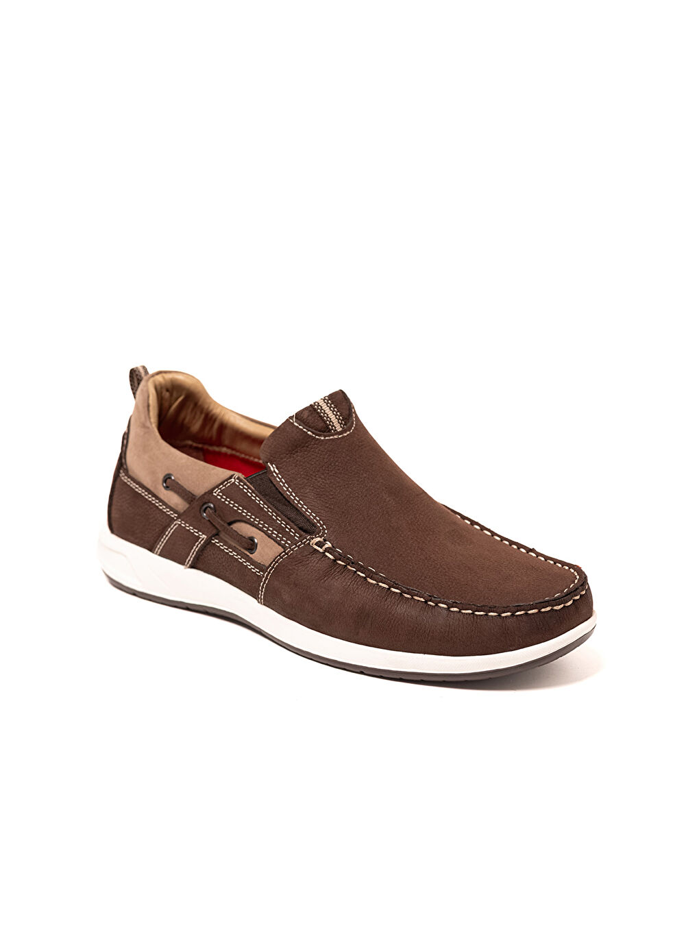 Kahverengi Erkek Sneaker OG-432 Kahve Nubuk-1