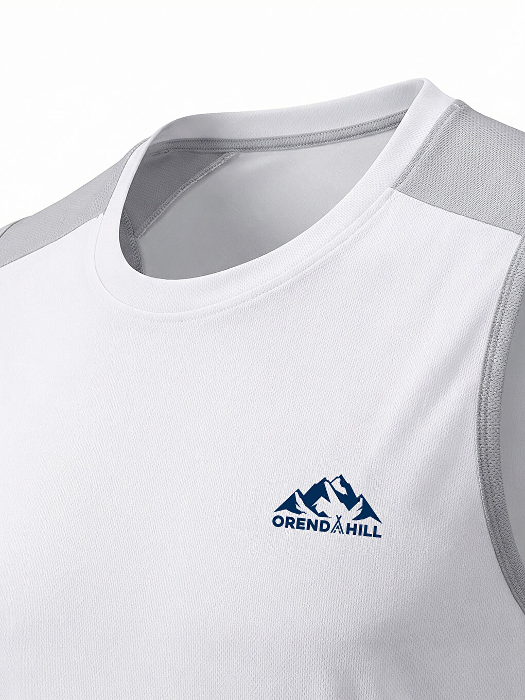 Beyaz Activewear Erkek Sport Atlet-3