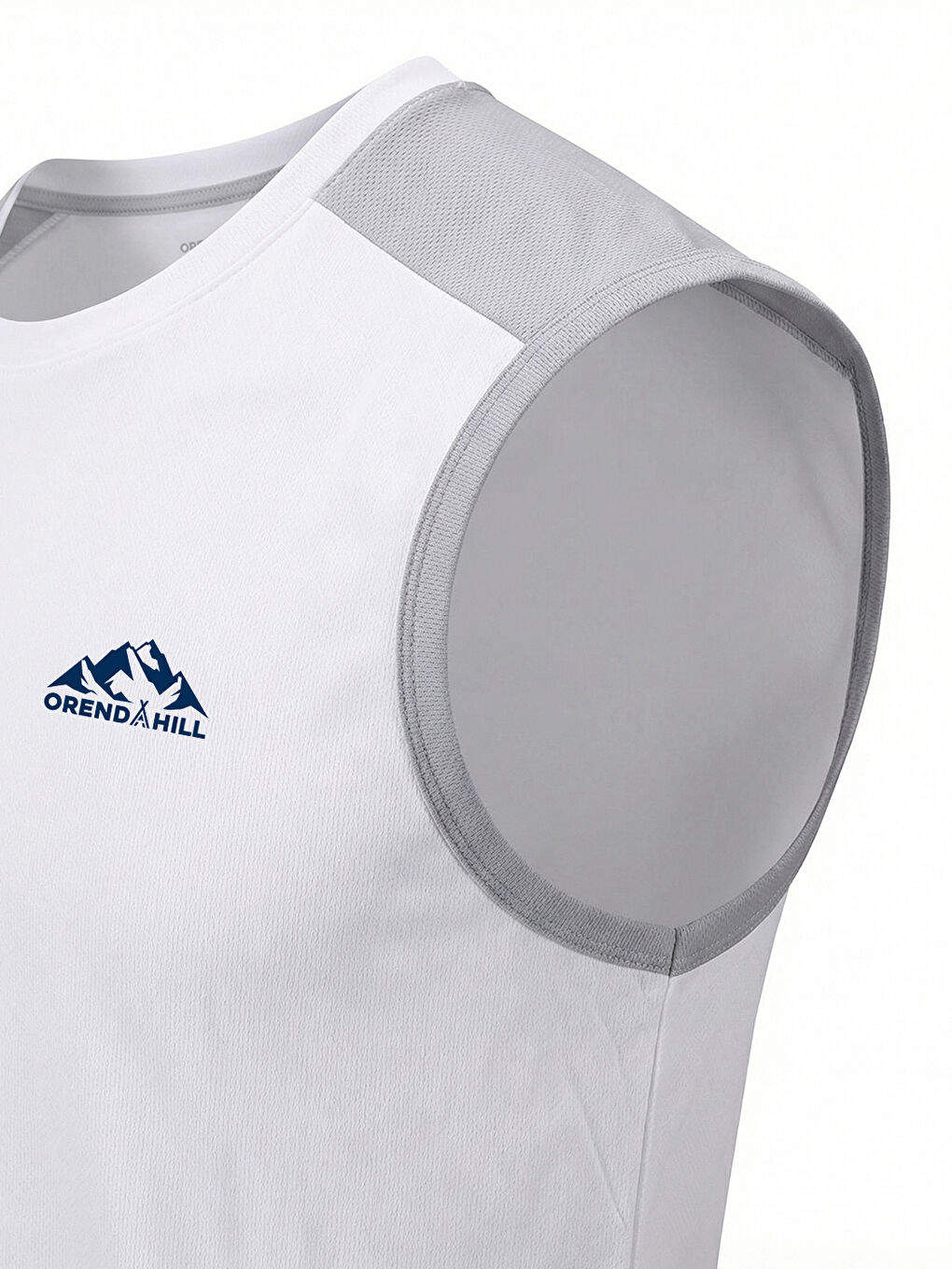 Beyaz Activewear Erkek Sport Atlet-5