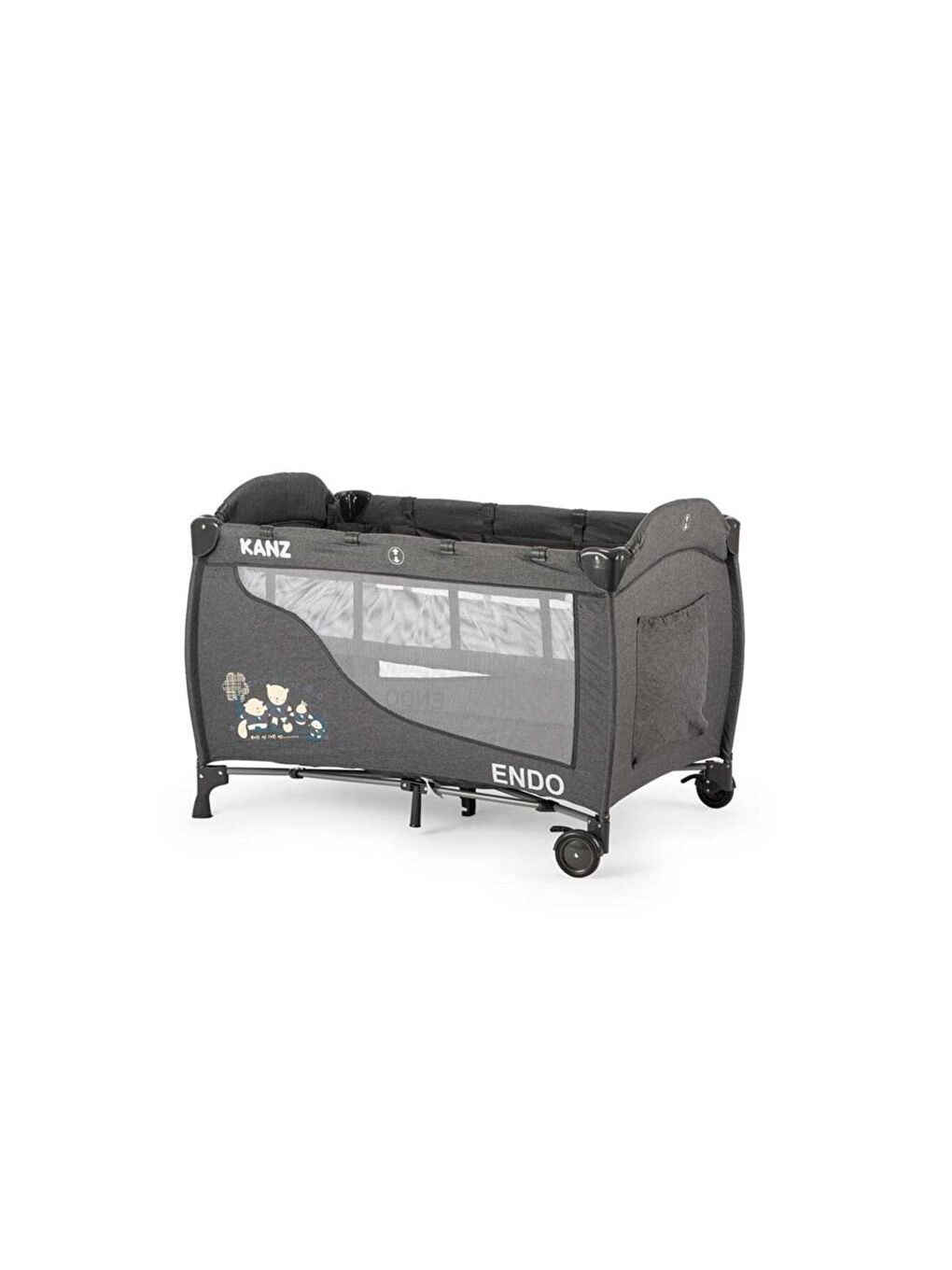 Endo Lüx Arakatlı Oyun Parkı 70x110 Gri-2