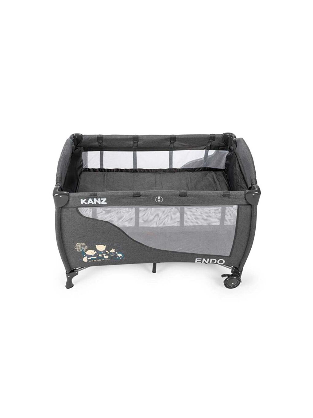 Endo Lüx Arakatlı Oyun Parkı 70x110 Gri-3