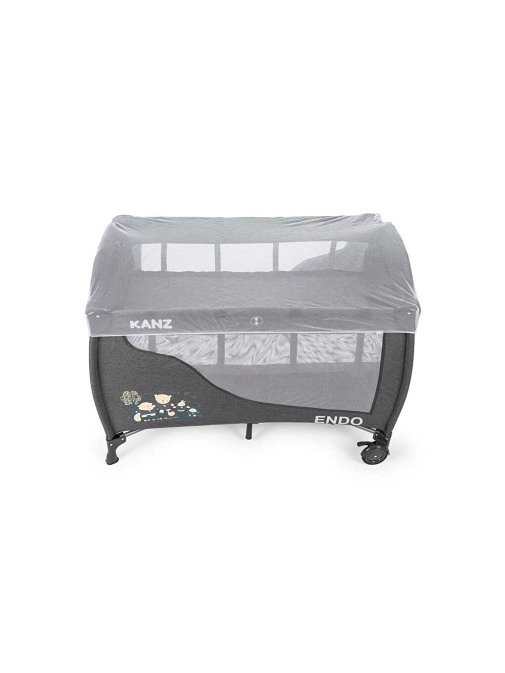 Endo Lüx Arakatlı Oyun Parkı 70x110 Gri-4