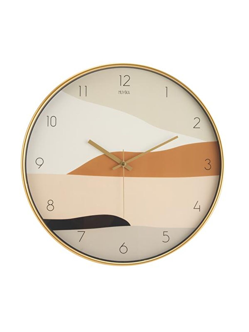 Karışık Pino Camlı Duvar Saati - Renkli - 42 cm-2