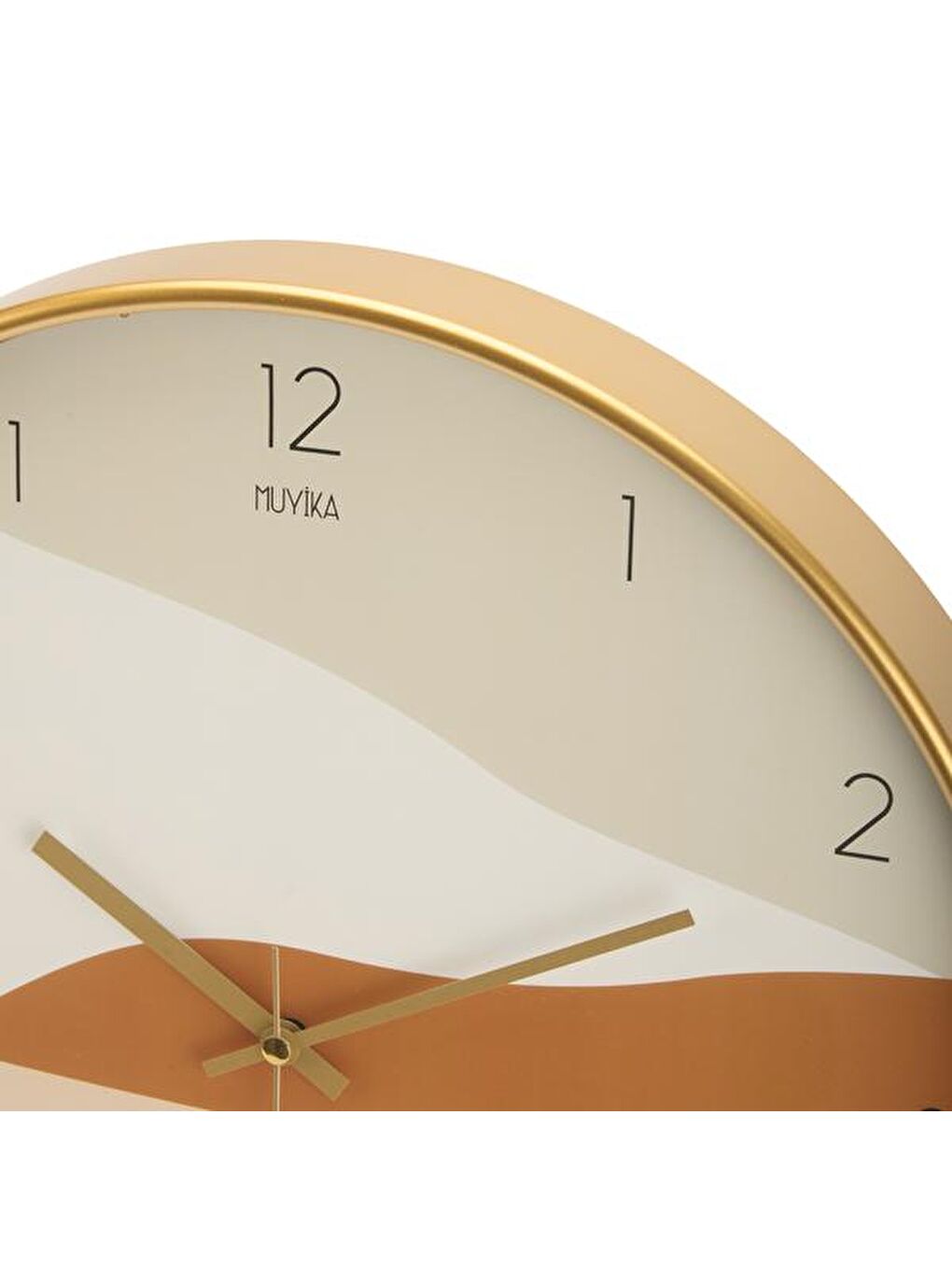 Karışık Pino Camlı Duvar Saati - Renkli - 42 cm-3