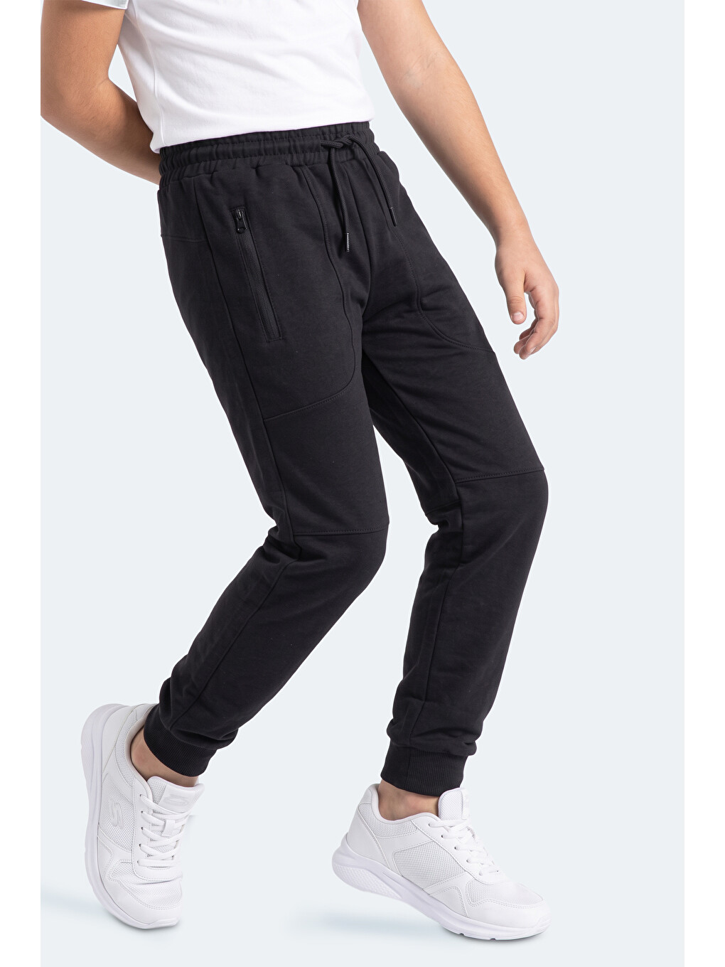 Prımo Unisex Çocuk Siyah Eşofman Altı-2