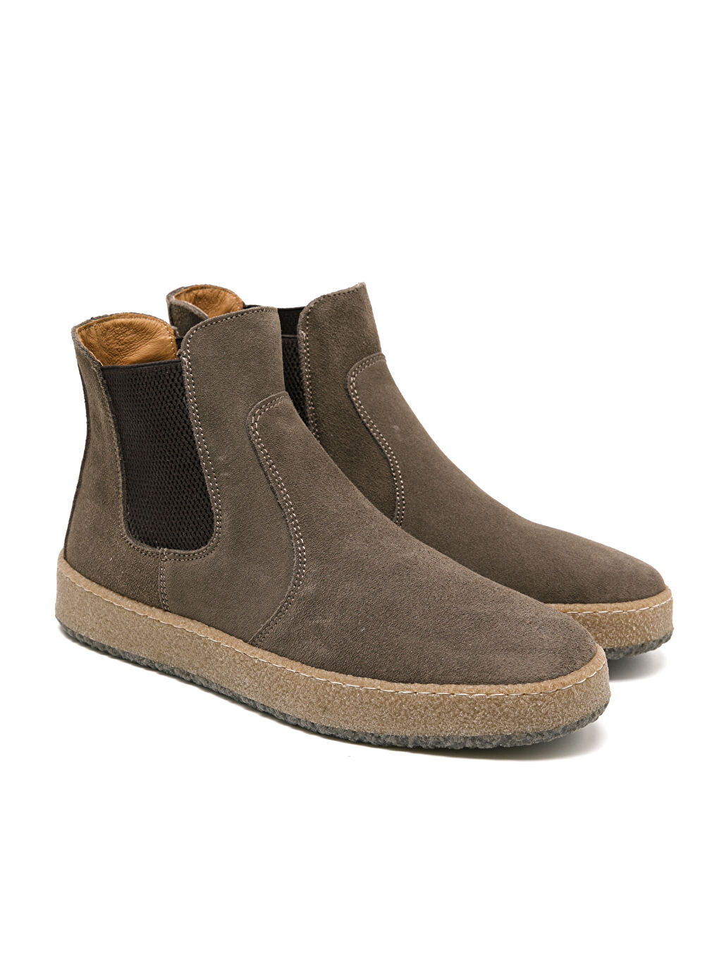 Kahverengi Erkek Bot 6623544 URD UBR 66235 Suede Fango Scuro (Dark Mud)-1