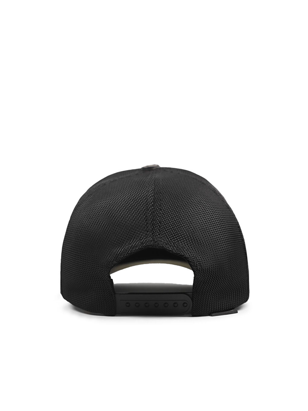 Logolu Cordura Haki-Siyah Trucker Şapka-3